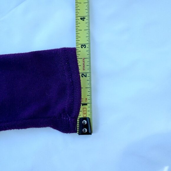 Brit & Bri plum Dolman Long Sleeves Tunic Size Small - Picture 5 of 14